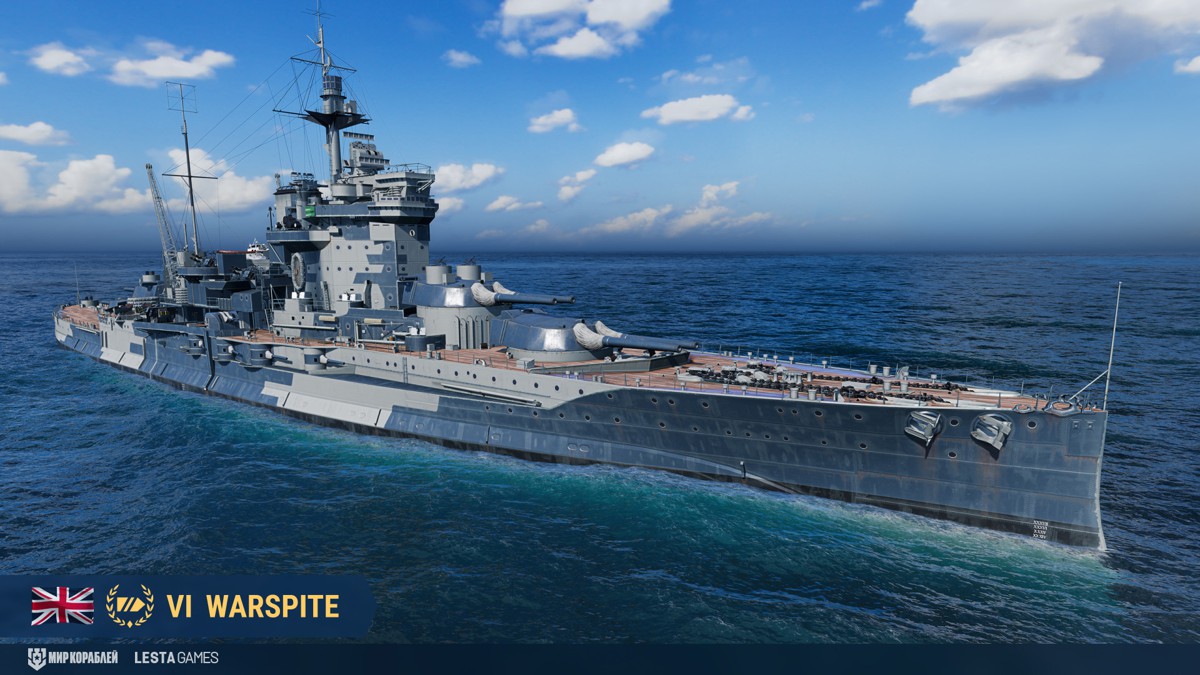 Сухой док. Warspite | «Мир кораблей»